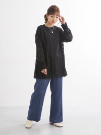 comoely closet/コモエリー クローゼット comoely closet タンクトップ付レースチュニック/507046161