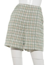 Ray Cassin /レイカズン Ray Cassin チェック柄ショートパンツ/507083422