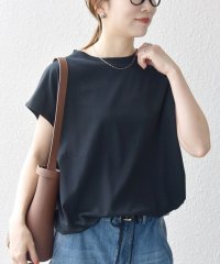 SHIPS any WOMEN/《一部追加予約》SHIPS any:〈接触冷感/汗染み防止加工/洗濯機可能〉ドロスト フレンチスリーブ TEE/508202853