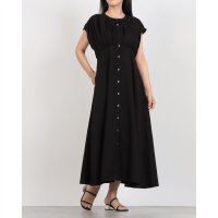 STYLEBLOCK/スタイルブロック STYLEBLOCK リネンタッチフレンチスリーブギャザーワンピース/508381866