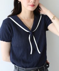 BLUEEAST/ブルーイースト BLUEEAST セーラーカラーボウタイニット/508388686