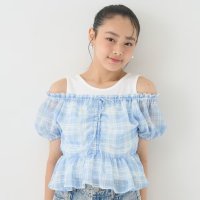 Lovetoxic/ラブトキシック Lovetoxic チェックオフショルインナーSET/508389020