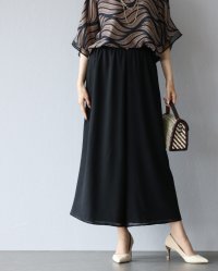 Vieo/ヴィオ Vieo ふわり、纏う空気感 軽やかシフォンパンツ/508390045
