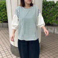 CRB/シーアールビー CRB 袖タックプルオーバー/508390056