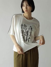RADIATE/ラディエイト RADIATE ショルダーパイピングプリントTシャツ/508390289
