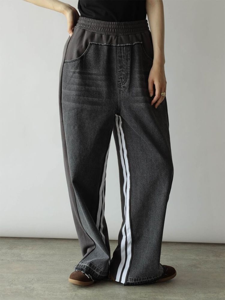 RADIATE デニムドッキングスウェットパンツ ラディエイト RADIATE デニムドッキングスウェットパンツ（gray