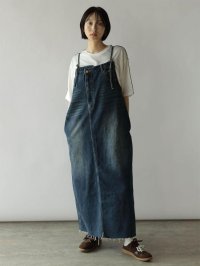 RADIATE/ラディエイト RADIATE アシメフロントデニムジャンパースカート（navy）/508390298