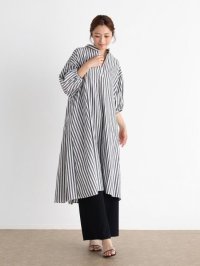 CLOVE/クローブ CLOVE バックボタンストライプワンピース/508390307
