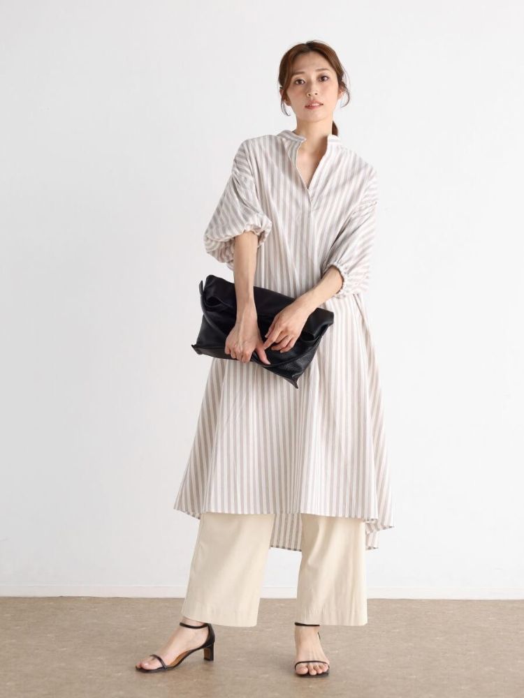 マイン！クローブCLOVE シャツあ&ブルゾンワンピース新品未使用 ヒューマンウーマン human woman kazumiコラボダブルクロス