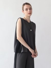 Aga/アーガ Aga ショルダータックバイカラーライン2wayニット/508390311