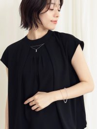FENNEL/フェンネル FENNEL ネックアクセ付きタックブラウス/508390324