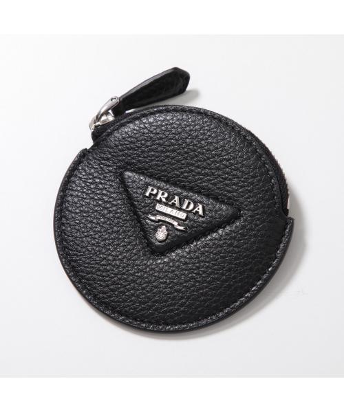 【正規品】PRADA ブラック コインケース PRADA☆ソフトルックスレザー コインケース (PRADA/コインケース