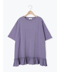 SM2/エスエムツー SM2 ピグメント加工裾フリルチュニックTシャツ/508390549