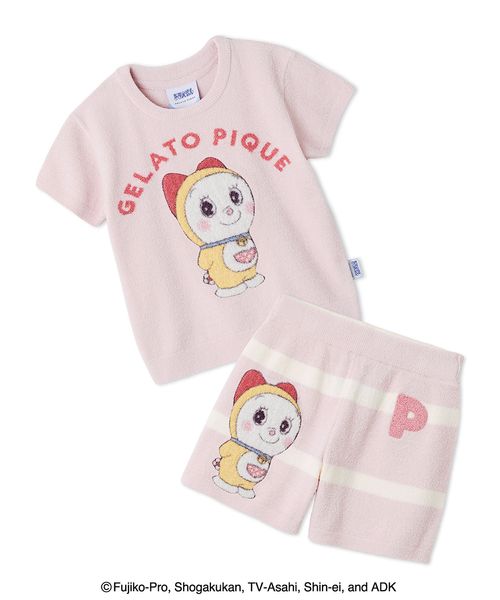 gelato pique CATジャガードプルオーバー&ショートパンツセット gelato pique｜あざらしジャガードプルオーバー&ショートパンツ