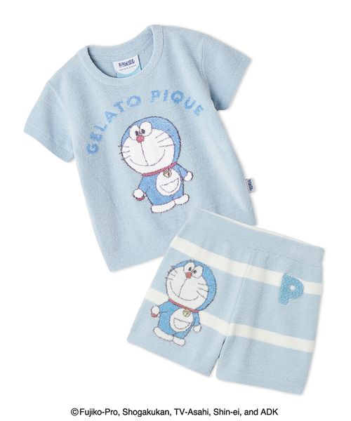 gelato pique CATジャガードプルオーバー&ショートパンツセット gelato pique｜あざらしジャガードプルオーバー&ショートパンツ