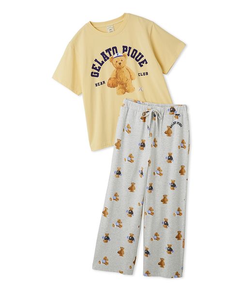 専用！！gelato pique DOG柄ワンポイントTシャツ&ロングパンツ gelato pique（ジェラートピケ）の「DOG柄ワンポイントTシャツ