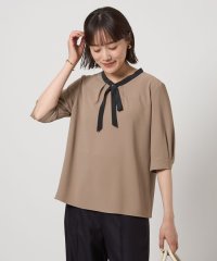 green label relaxing/ホソボウタイ 5分袖 ブラウス/508391797