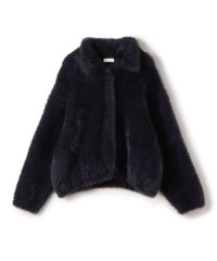 Ballsey/【WEB先行予約】フェザーヤーン ステンカラーカーディガン/508391899