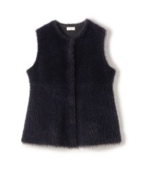Ballsey/【WEB先行予約】フェザーヤーン ペプラムベスト/508391901