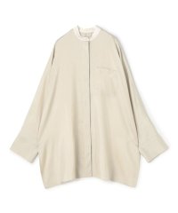 DES PRES/【WEB先行予約】シルクストライプ バンドカラーシャツ/508391907