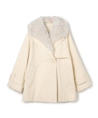 DES PRES/【WEB先行予約】コットンサテン ムートンカラーコート/508391914