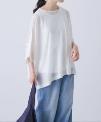 KAGURE/コットンシアーワイドカットソー/508392401