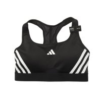 adidas/アディダス adidas レディース フィットネス スポーツブラ Powerimpactトレイン ミディアムサポート スリーストライプスブラ IQ3351/508392607