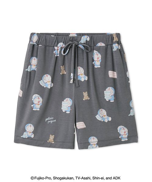 すぐ届く☆gelato pique ルームウェア ハーフパンツ ギフトにも ドラえもん】【ユニセックス】おはようおやすみハーフパンツ