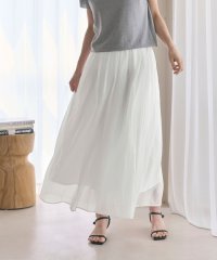 BEAUTY&YOUTH UNITED ARROWS/【WEB限定】ナイロン シアーギャザースカート －ウォッシャブル－/508122495