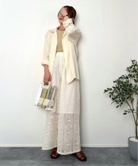 VENCE　EXCHANGE/【VENCE by yuki 】刺繍レースワイドパンツ/508262148