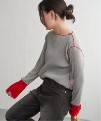 VENCE　EXCHANGE/プリーツ加工配色袖トップス/508319353