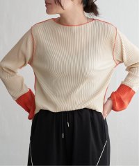 VENCE　EXCHANGE/プリーツ加工配色袖トップス/508319353