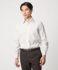 green label relaxing/コットン ピンストライプ タブカラー ドレスシャツ －イージーアイロン－/508378268