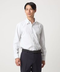 green label relaxing/コットン ピンストライプ タブカラー ドレスシャツ －イージーアイロン－/508378268