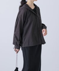 KAGURE/コットンシルクシアーフーディシャツ/508383782
