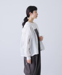 KAGURE/コットンシルクシアーフーディシャツ/508383782