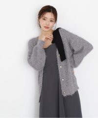 PROPORTION BODY DRESSING/《EDIT COLOGNE》ラメフェザーカーディガン/508392987