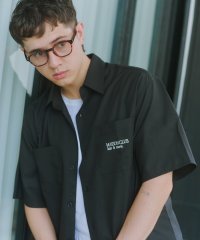 MAISON CLUB/メゾンクラブ MAISON CLUB Regular Collar Embroidery Half Sleeve Shirt / レギュラーカラー刺繍シャツ/508393890