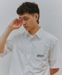MAISON CLUB/メゾンクラブ MAISON CLUB Regular Collar Embroidery Half Sleeve Shirt / レギュラーカラー刺繍シャツ/508393890