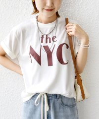 SHIPS WOMEN/【WEB限定】コットン 天竺 ロゴ プリント TEE/508393932