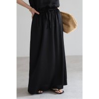 Bonjour Sagan/ボンジュールサガン BONJOUR SAGAN リンクルサテンドロストスカート/508394664