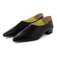 YOSUKE/ヨースケ YOSUKE ヨースケYOSUKEウィメンズ flatポインテッドトゥセンタースリッドバブーシュー/508394733