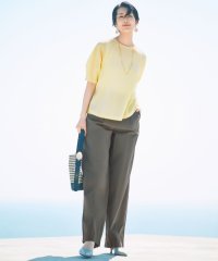 JIYU-KU(LARGE SIZE)/【カタログ掲載・洗える】オルダージュタイプライター パンツ/508395511