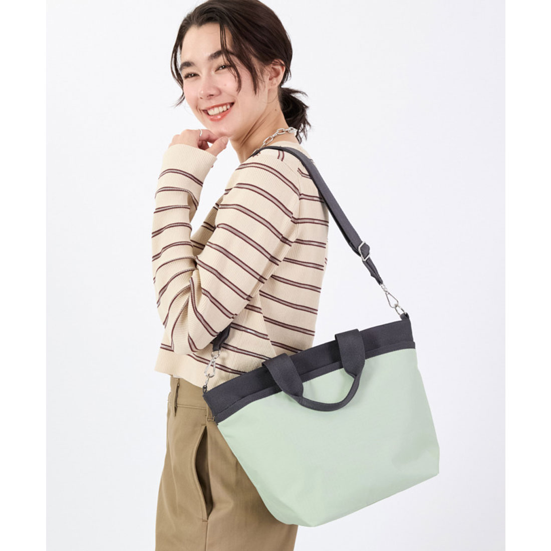 LeSportsac レスポートサック トートバッグ アメリカンアップル レスポートサック LeSportsac BUCKET TOTE(506891804