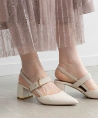 RANDA/ランダ RANDA ゴールドパーツバックストラップパンプス/507886354