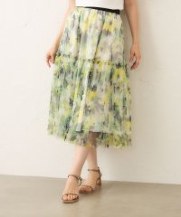 TO BE CHIC/ぼかしフラワー ティアードスカート/508380199