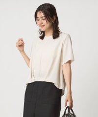 green label relaxing/フロント ライン 5分袖 TEEブラウス/508384235