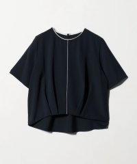 green label relaxing/フロント ライン 5分袖 TEEブラウス/508384235