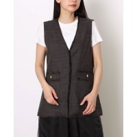12Twelve Agenda/トゥエルブアジェンダ 12Twelve Agenda サマーツイードカラーレスジレ/508394643