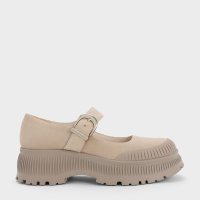 CHARLES & KEITH/Darra ダラ フェイクスエードリジッドソールプラットフォームメリージェーン/508394769